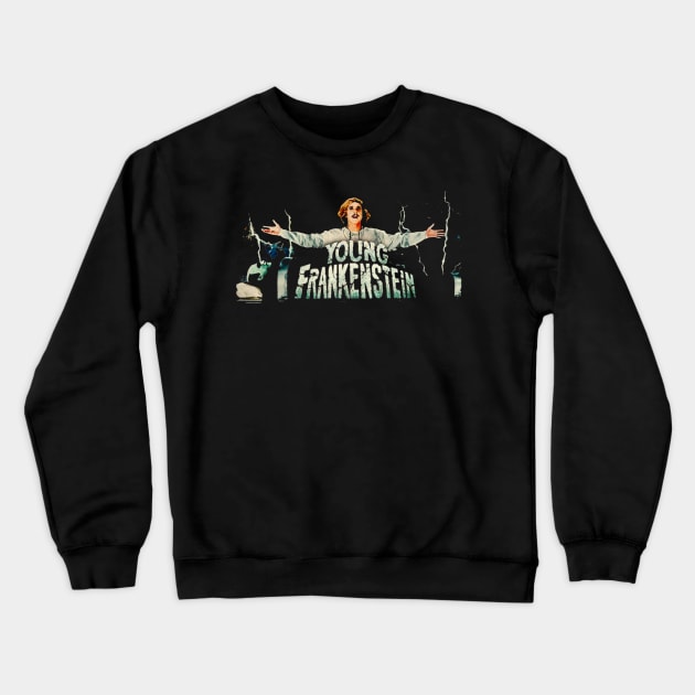young Frankenstein  (horror comedy) Crewneck Sweatshirt by framehead